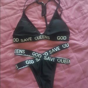 God saves queens bikini